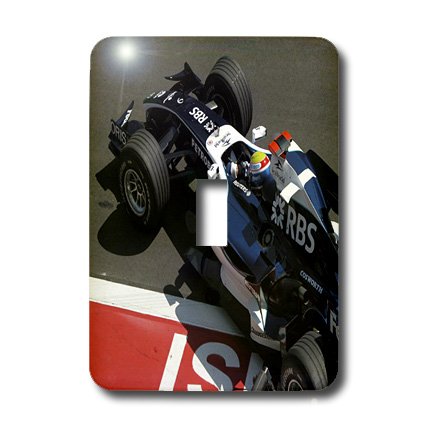 Race Car interrupteur à bascule simple lsp_4697_1 pour plaque de commande murale