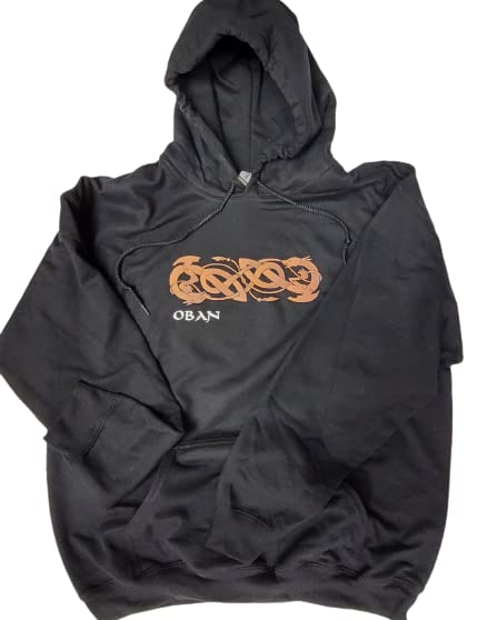Sweat dragon celtique noir L adulte aux finitions soignées et imprimé durable