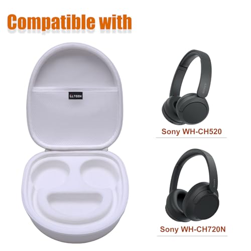 Image of LTGEM Case Compatible with Sony WH-CH720N / WH-CH520 / WHCH710N / WH-CH510 Headphones, Hard Travel Carrying Case for Sony WH-CH720N / WH-CH52 Headphones(Pink)