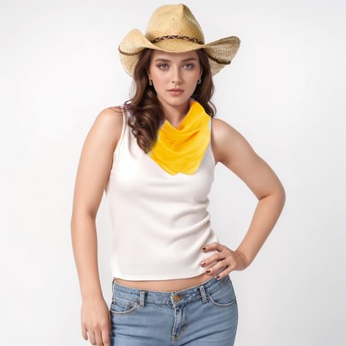 Chiffon Scarf Ribbon Neck Scarf Square Handkerchief for Halloween Men Women Boys Girls Costume Scarf Accessories4