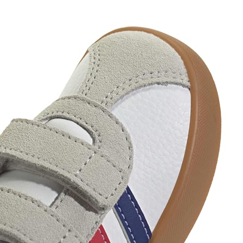 Image of adidas Boys Vl Court 3.0 Slip On Sneakers Shoes Casual - Pink, White