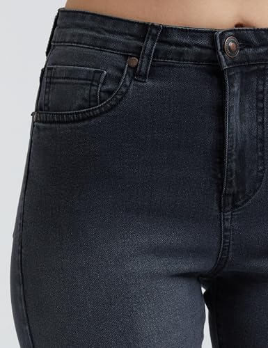 Image of INKD Women's Flared Bootcut Jeans - High-Rise | Enzyme Wash | Classic 5 Pocket Styling | Jeans for Women (Available in Plus Sizes)