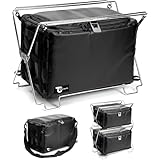 TOKYO CRAFTS キバ ソフトクーラー 小型 10L 最強 吊り下げ 防水 仕切り 縦横開閉 ボトルオープナー付き