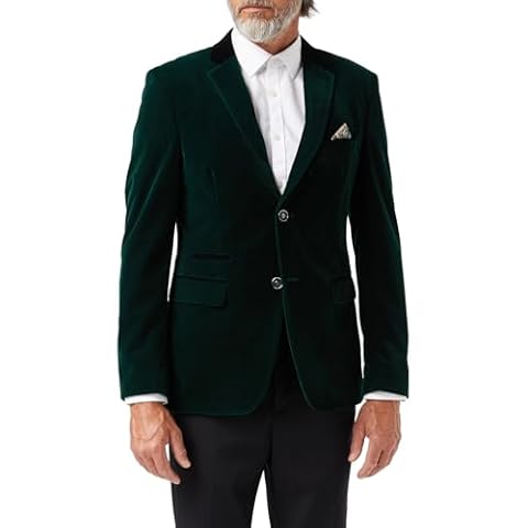 Men's Tailored Velvet Blazer for Occasions Cover