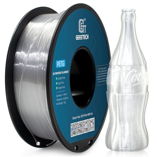 Filament GEEETECH PETG Naturalny Przezroczysty (NATURAL TRANSPARENT)