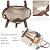 SENDEFN Tote Bags for Women Large Shoulder Bag with Zipper and Locking Knob，Suitable for College School Work Travel Shopping #2