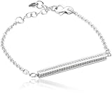  Joop Damen-Armband Zirkonia weiss 195 cm 925 Sterling Silber JPBR90353A195