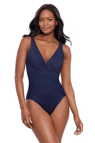Model wearing Miraclesuit Shapewear Swimsuit
