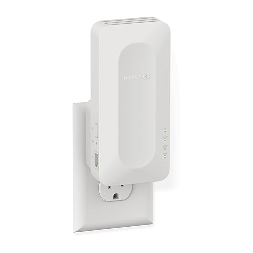 NETGEAR WiFi 6 Range Extender (EAX17) - AX3000 Dual-Band Wireless Signal Booster & Repeater (up to 3.0 Gbps Speed) - Add up to 1,500 sq. ft., 20 Devices - WPA3 Security, One WiFi Name - 3.0Gbps