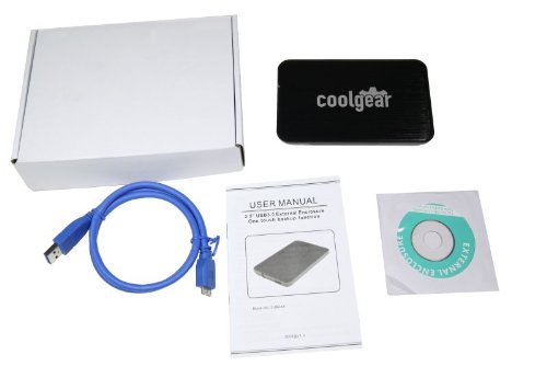 Caja externa USB 3.0 para disco 2.5 pulgadas negra miniatura 5