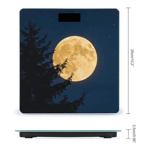 Báscula digital Full Moon para baño 400 lb capacidad miniatura 2