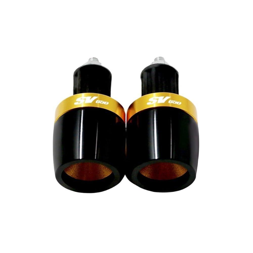Universale Del Motociclo 7/8 "Manubrio Grip Ends Maniglia Bar Manopole Cap Tappi Terminali Slider Per Suz&uki SV650 SV 650 SV 650 S Tutto L'anno Caps Handlebar Slider