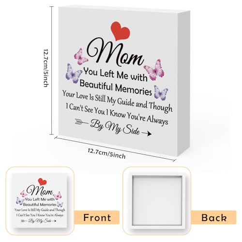 Memorial-Gifts-for-Loss-of-Mother-Sympathy-Bereavement-Gifts-Home-Decor-for-Loss-of-Mom-Wooden-Box-Sign-Desk-Decor-Memorial-Sign-for-Mother Memorial Gifts for Loss of Mother Sympathy Bereavement Gifts Home Decor for Loss of Mom Wooden Box Sign Desk Decor Memorial Sign for Mother