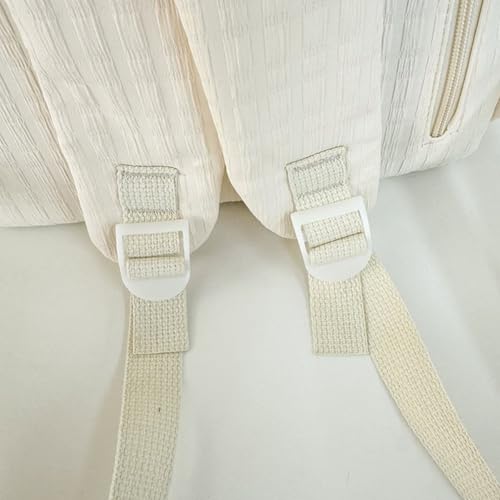 Sac à dos décontracté blanc idéal pour le lycée et les sorties - 5