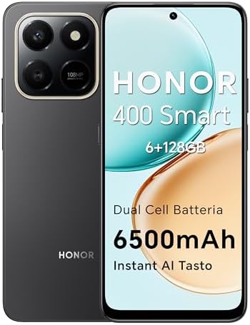 HONOR 400 Smart 4G Smartphone Dual SIM NFC Android 15, 6+128GB, 6...