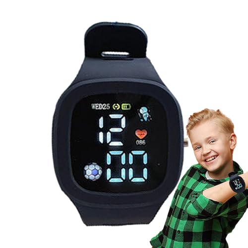 Orologio digitale per bambini: orologio a LED intelligente, touch...