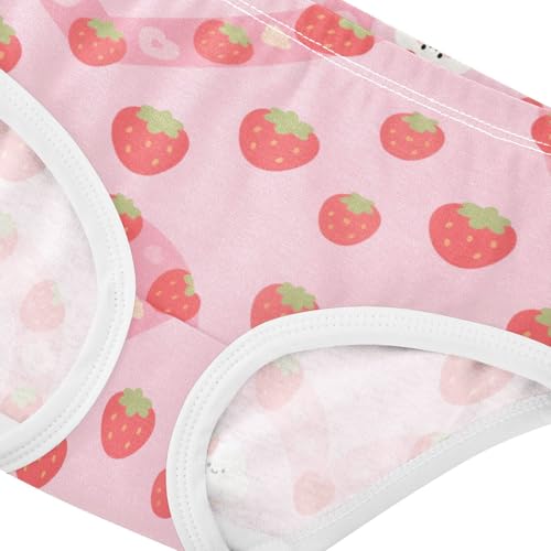 Girls' Underwear Strawberry White Cloud Cute Toddle Brief Panties 2-8 Years 203005844