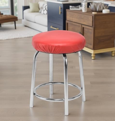 Image of GOYALSON Durable Doctor Medical Stool for Office Home with Comfortable Cushion seat (Red, 1)
