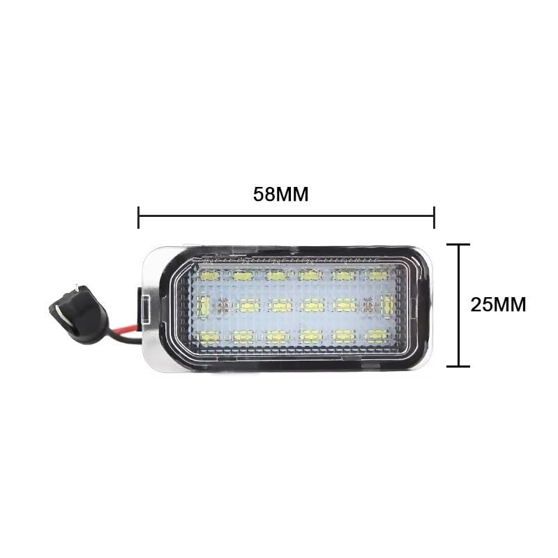 Luz de matrícula de repuesto para Kuga MK1 MK2 kit de dos piezas traseras 2