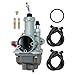 Carbpro YFB250 Carburetor for Yamaha Timberwolf 250 YFB carb 1992 1993 1994 1995 1996 1997 1998 1999 2000 with YFB250 Intake Manifold Boot Replaces #4BD-14101-00-00, 4KD-14101-02-00