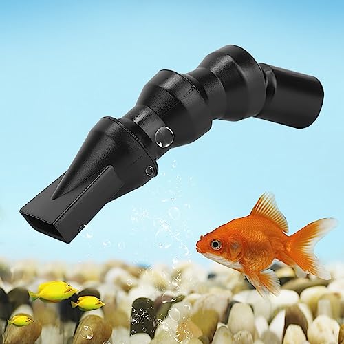 360°Rotatable Duckbill Nozzle, Plastic Aquarium Water Outlet, Premium Material, Easy to Install, Widely Use, 2 Types for Aquarium, Fish, and Pump with Circulating Pump (20mm Flat Duck Mouth)