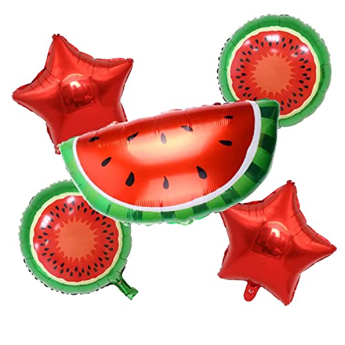 Image of Atpata Funky Fruit Theme Foil Balloon Combos (Watermelon) Multicolour