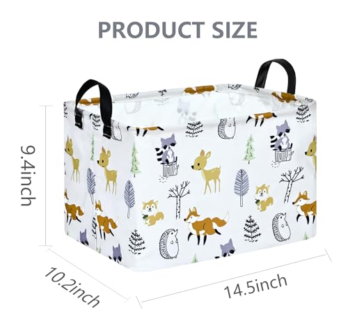 Image of Baby Hamper Girls Storage Basket Collapsible Canvas Women Organizer Bin Gift Shelf Baskets for Home and Outdoor Room Decor