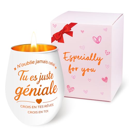 Gemjinns - Coffret Cadeau Femme, Cadeau Noel, Anniversaire Femme, Personnalisé Noel Original Utile, Photophore Portes Tealights Gravés au Laser - -43%