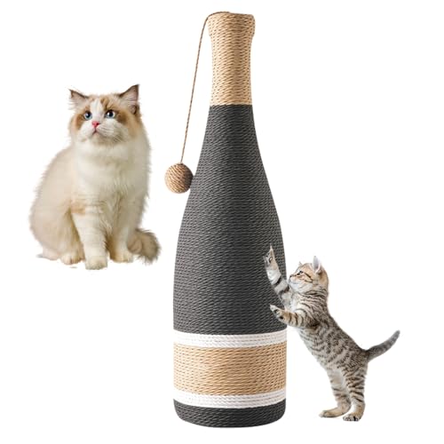 Arbre à chat esthétique moderne grand modèle style bouteille de vin pour salon chic - 2