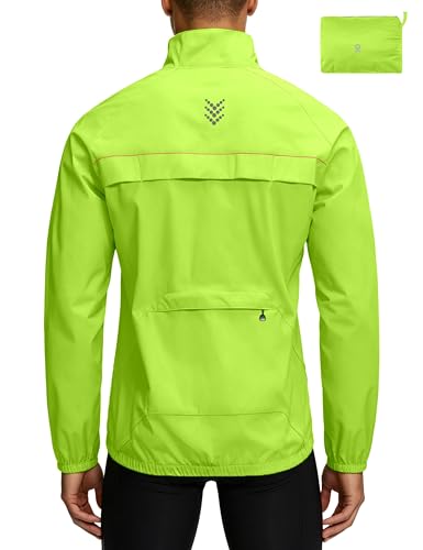 Image of Little Donkey Andy Men's Cycling Jacket, Waterproof Lightweight Windbreaker, Packable