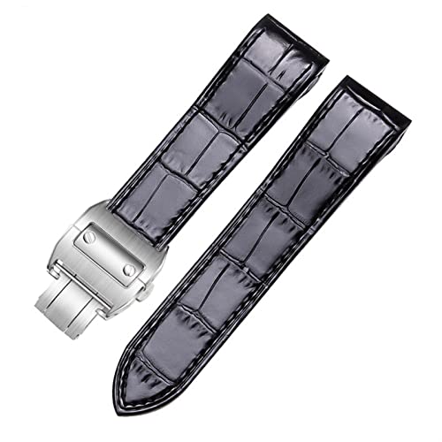 Bracelet de montre 20mm cuir véritable CZKE résistant pour sécuriser votre Cartier
