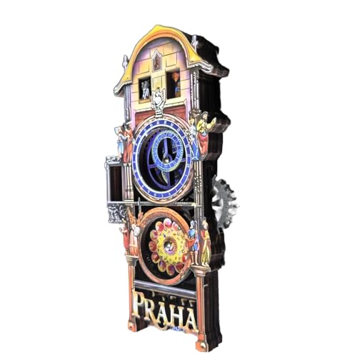 Imán de Nevera 3D de Madera Decorativo de Praga miniatura 2
