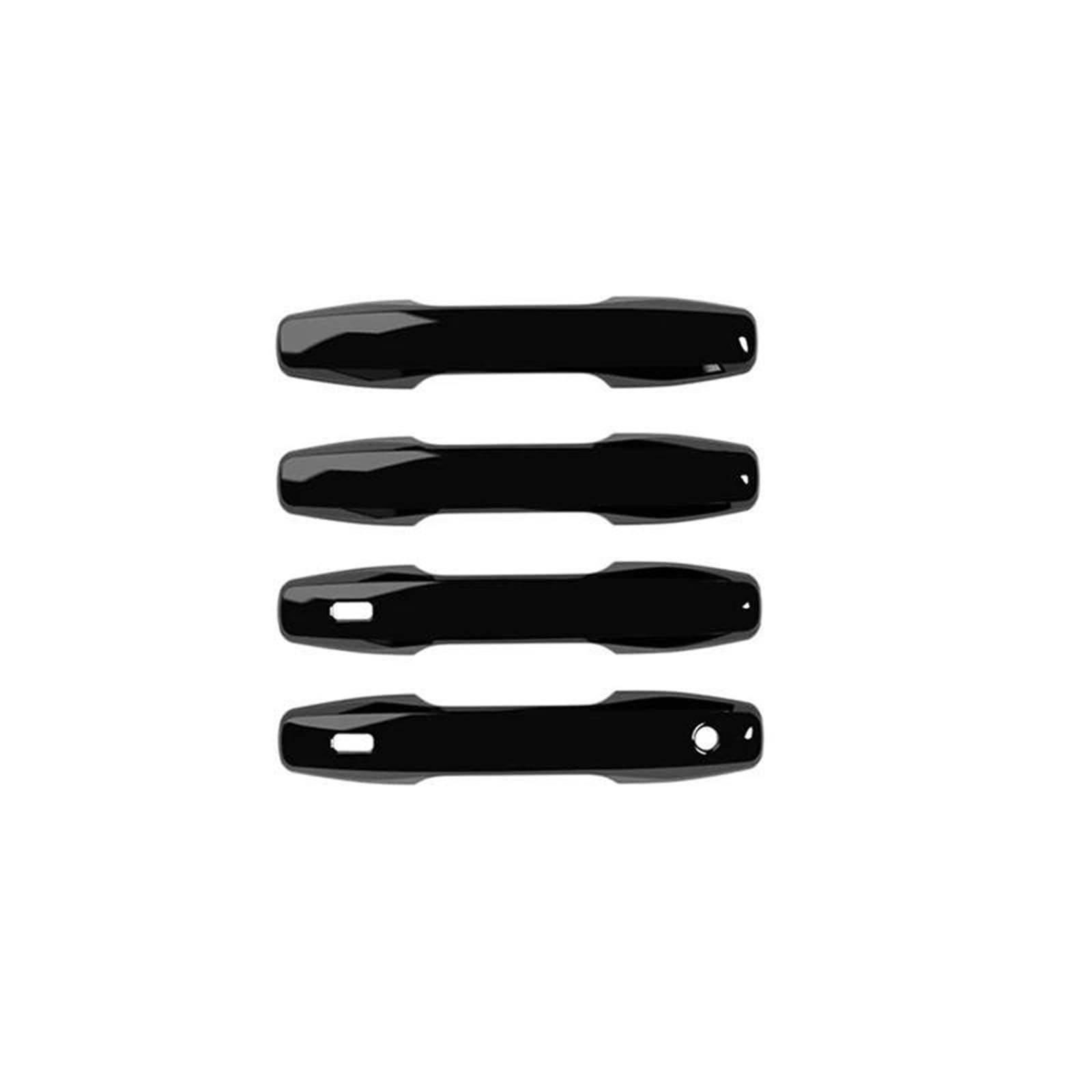 Fkhbzm Style 1 Car Abs Chrome Black Door Handle Strip With Pull Guard Cover For Rav4 Xa60 2026 2027 2028(Style 1)