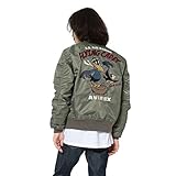 [アヴィレックス] ブルゾン LIGHT MA-1"FLYING CADET" 6112104メンズ