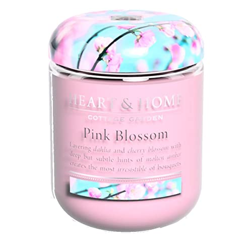 Grande bougie à la cire de soja de prestige aux extraits de fleurs de cerisiers