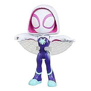Spidey and His Amazing Friends Marvel Ghost-Spider Hero Figure, 4-Inch Scale Action Figure, Includes 1 Accessory, for Kids Ages 3 and Up