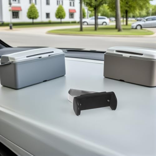 Soporte de mando garaje y clip para visera coche universal robusto 7
