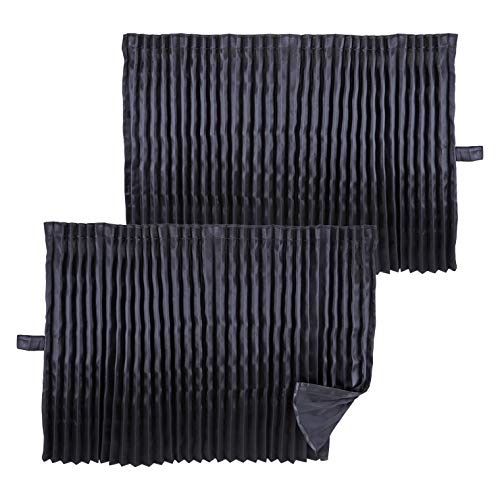 トラック用カーテン 雅製オリジナル 彩-サイ- 遮光カーテン 一級 ベット・サイドカーテン (トラック/1000×750) ブラック SC-SIBK