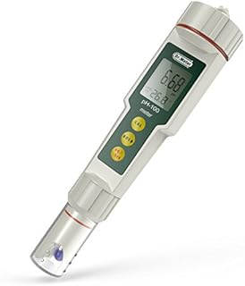 Ph Meter, Dr.meter PH100 0.01 Resolution High Accuracy Pockey Size Ph Meter