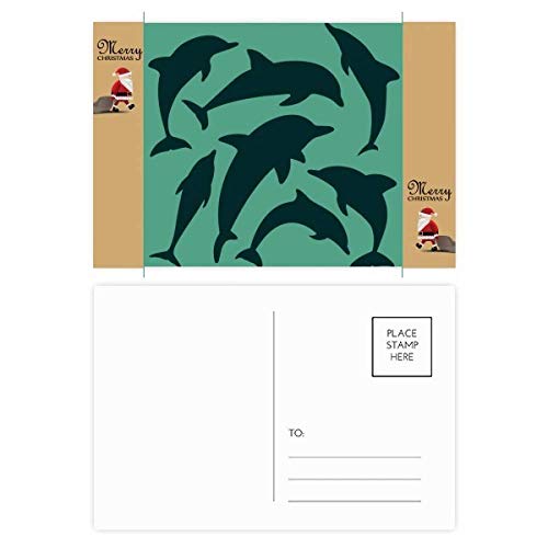 Cartes de remerciement motif requin Blue Ocean lot de 20 cartes postales biologie marine