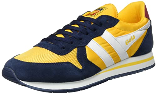 Image of Gola Men's Daytona Trainers, Sun Navy White, 8