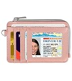 【Matériaux de qualité】Fabriqué avec un extérieur en cuir synthétique offrant une texture douce et agréable, tandis que la doublure intérieure intègre le dernier matériau de blocage RFID pour protéger vos cartes.