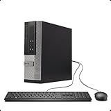 Dell OptiPlex 9020 SFF Ordinateur de Bureau, Intel Core i7-4790, 8 Go de RAM, 128 Go SSD, WiFi, Bluetooth, Clavier QWERTY US, Windows 11 Pro (Reconditionné)