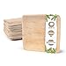BIOZOYG Palmware DTW05359 Piatto USA e Getta in Foglia di Palma, 25 Pezzi, Quadrato, 20x20 cm, decomponibile
