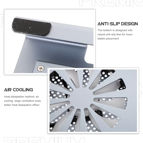 Base ventilada para laptop de aleación de aluminio miniatura 5
