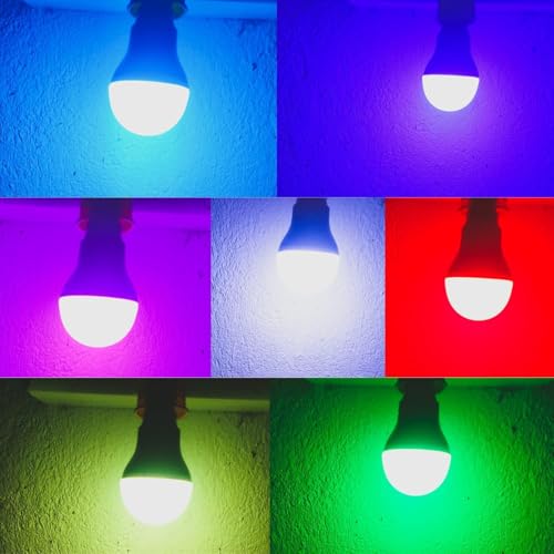 Image of 9 Watt Auto Colour Changing Bulb | Mood Light for Bedroom Living Room Party Events
