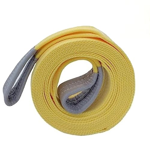 Sapan Polyester Spanzet, Sarı Sağlam Yük Kaldırma Taşıma İndirme Halat, 3 Metre, 3 Ton