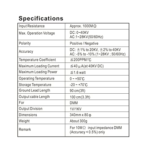 Image of HVP-40 High Voltage Probe