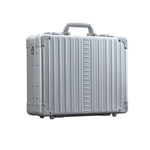 Premium Aluminum Laptop Briefcase for Travel