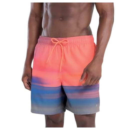 MASH Short Praia Masculino Bermuda Dryfit Elastano Sunrise, Rosa Queimado, GG